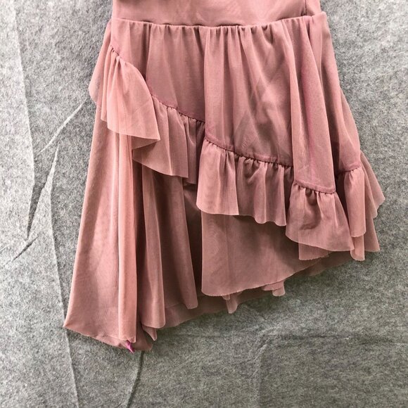 A Wish Come True Leotard Dress Girls IMC Child Pink Ruffle Chiffon Ballet - Picture 4 of 8